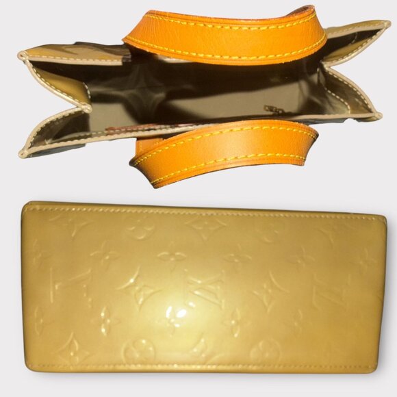 VTG Louis Vuitton Monogram Vernis Reade PM Tote MI0082 Noisette LV Handbag Y2K - Picture 6 of 12